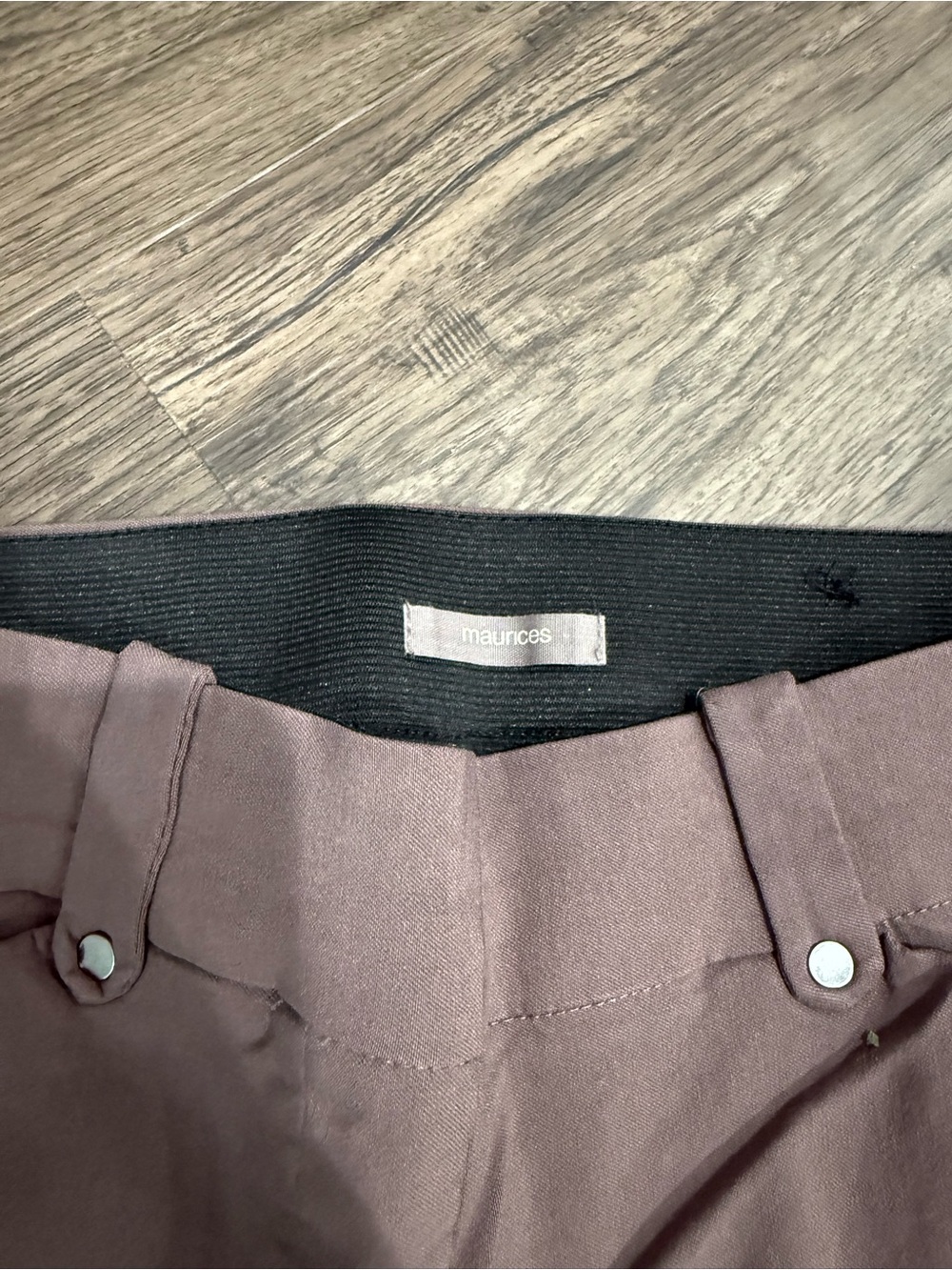 Maurices Mauve Skinny Pants - Picture 2 of 4